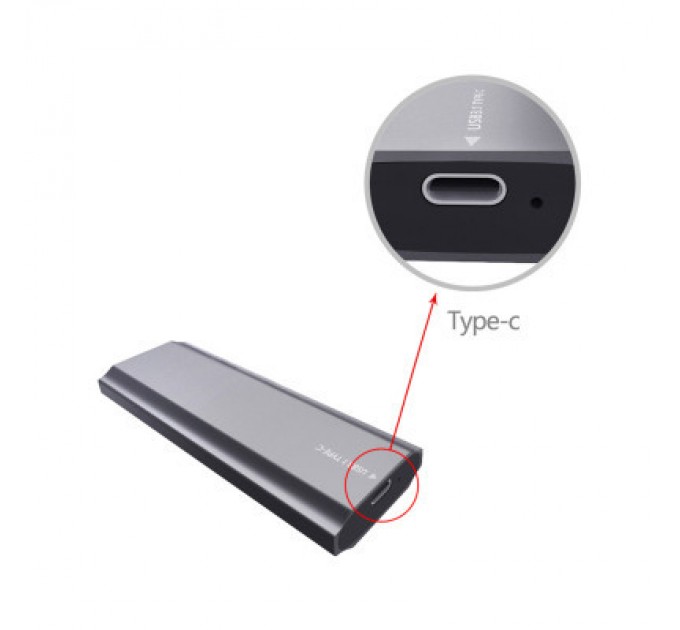 Кишеня зовнішня Dynamode M.2 SSD NVMe/SATA combo USB3.2 GEN2 USB-C (DM-CAD-SSD05)