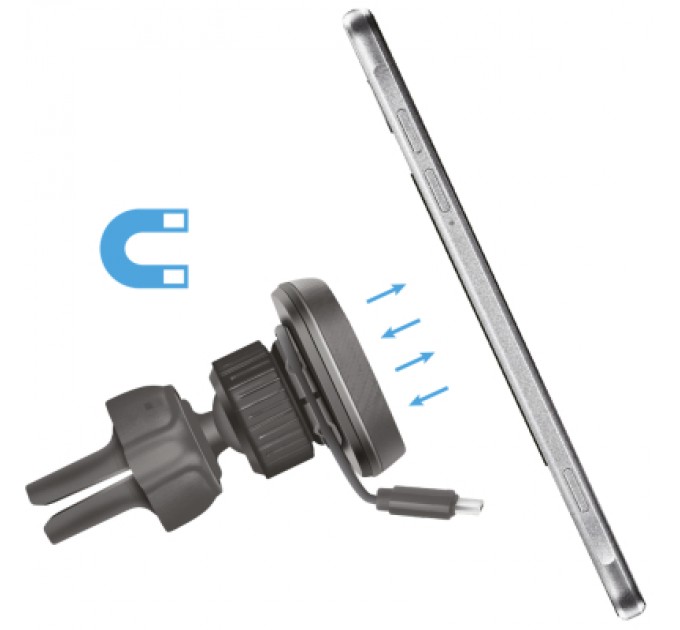 Універсальний автотримач Defender CH-129 магніт, на решітку вентиляції (29129)