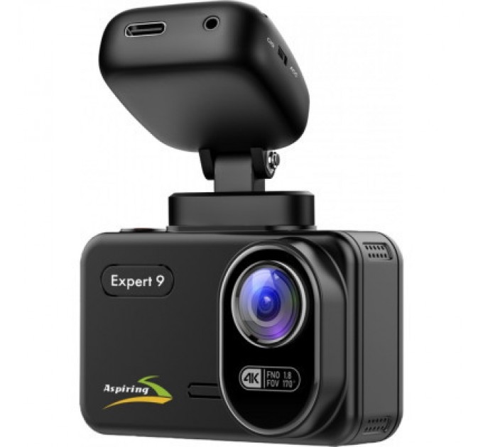 Відеореєстратор Aspiring Expert 9 Speedcam, WI-FI, GPS, 2K, 2 cameras (Aspiring Expert 9 Speedcam, WI-FI, GPS, 2K, 2 cameras)