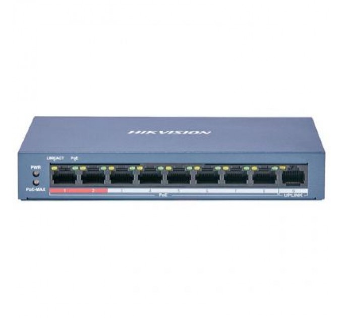 Hikvision Комутатор мережевий Hikvision DS-3E0109P-E(C)