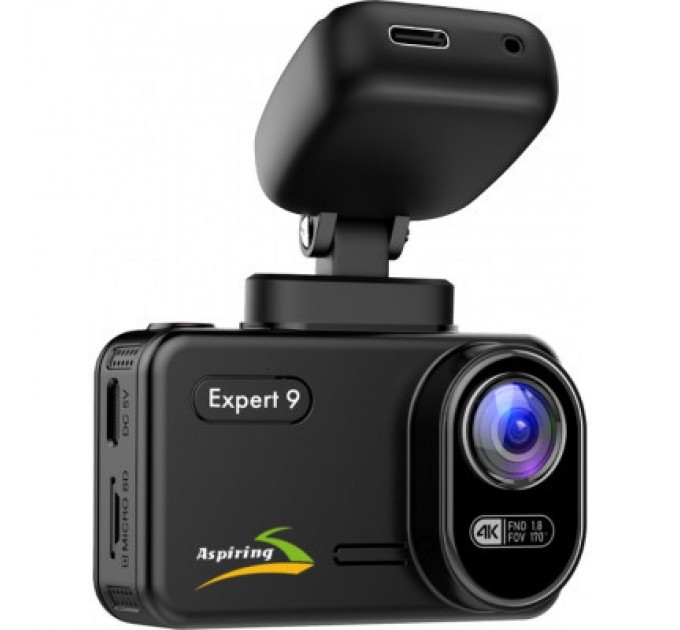 Відеореєстратор Aspiring Expert 9 Speedcam, WI-FI, GPS, 2K, 2 cameras (Aspiring Expert 9 Speedcam, WI-FI, GPS, 2K, 2 cameras)