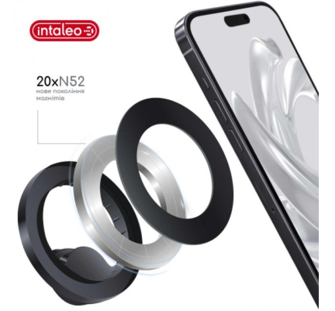Intaleo Універсальний автотримач Intaleo CM06GG 20xN52 for MagSafe (1283126576058)