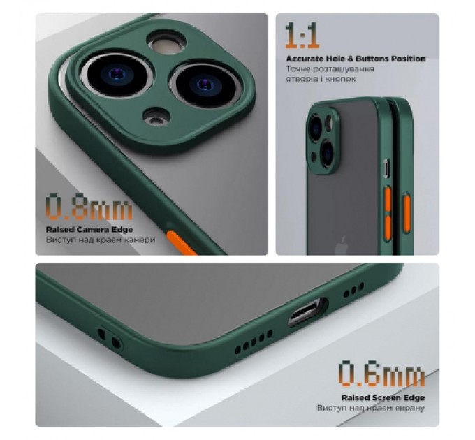 Armorstandart Чохол до мобільного телефона Armorstandart Frosted Matte Tecno Spark Go 2022 (KG5) Dark Green (ARM72396)