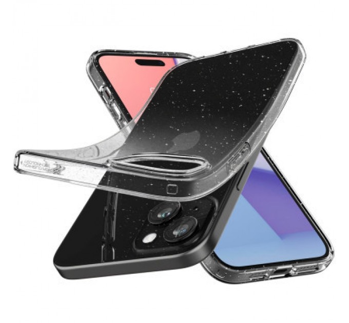 Spigen Чохол до мобільного телефона Spigen Apple iPhone 15 Plus Liquid Crystal Glitter Crystal Quartz (ACS06648)