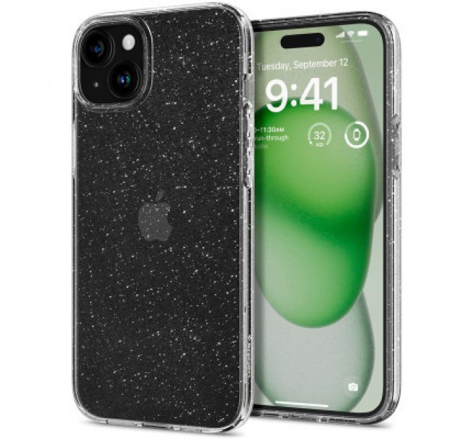 Spigen Чохол до мобільного телефона Spigen Apple iPhone 15 Plus Liquid Crystal Glitter Crystal Quartz (ACS06648)