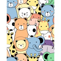 Картина по номерам Rosa Start Funny Animals 35 х 45 см (4823098538493)