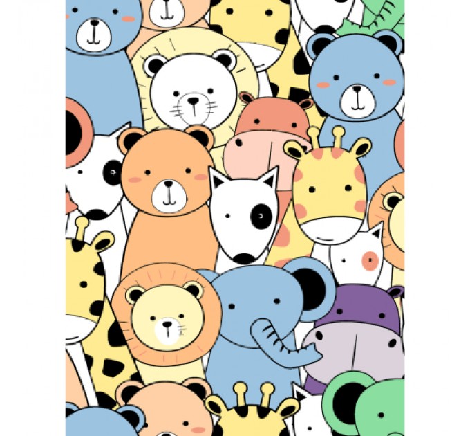 Rosa Картина по номерам Rosa Start Funny Animals 35 х 45 см (4823098538493)