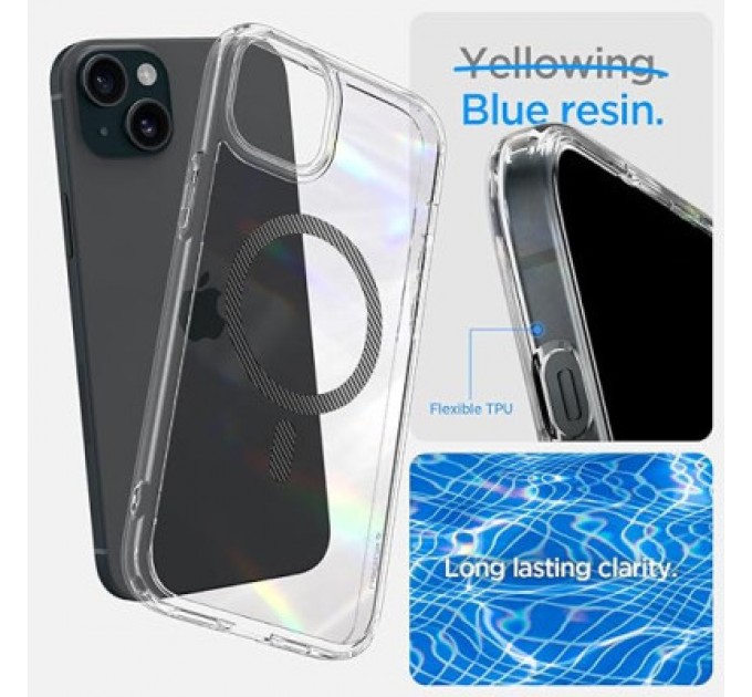 Spigen Чохол до мобільного телефона Spigen Apple iPhone 15 Ultra Hybrid MagFit Black (ACS06803)
