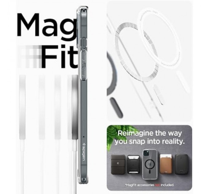 Spigen Чохол до мобільного телефона Spigen Apple iPhone 15 Ultra Hybrid MagFit Black (ACS06803)