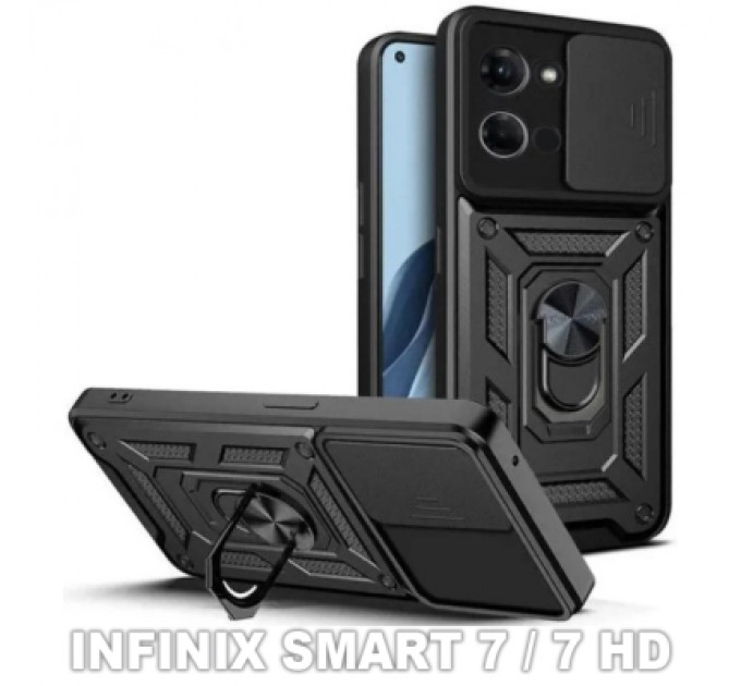 BeCover Чохол до мобільного телефона BeCover Military Infinix Smart 7 (X6515) / 7 HD (X6516) Black (710138)
