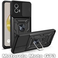 Чохол до мобільного телефона BeCover Military Motorola Moto G73 Black (709982)