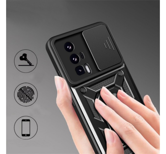 Чохол до мобільного телефона BeCover Military Poco F5 Pro Black (709997)