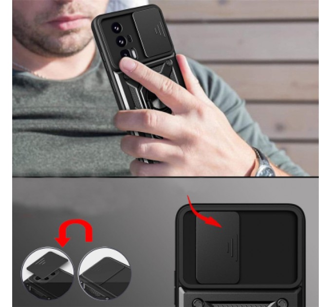 Чохол до мобільного телефона BeCover Military Poco F5 Pro Black (709997)