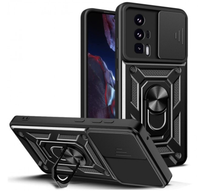 Чохол до мобільного телефона BeCover Military Poco F5 Pro Black (709997)