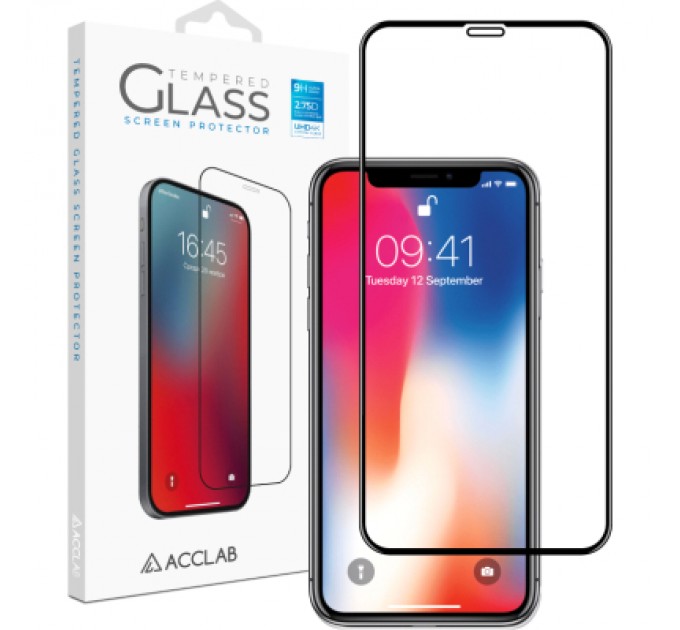 Скло захисне ACCLAB Full Glue Apple iPhone X/XS/11 Pro (1283126508189)
