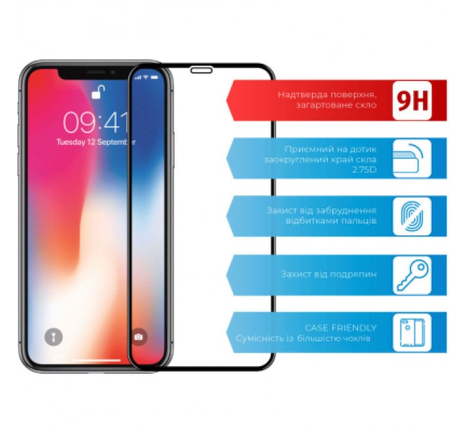 ACCLAB Скло захисне ACCLAB Full Glue Apple iPhone XR/11 (1283126508196)