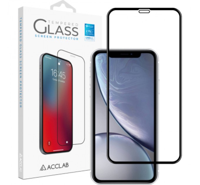 ACCLAB Скло захисне ACCLAB Full Glue Apple iPhone XR/11 (1283126508196)