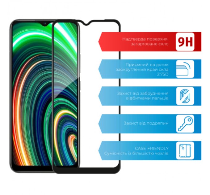 ACCLAB Скло захисне ACCLAB Full Glue Realme C25Y (1283126542350)