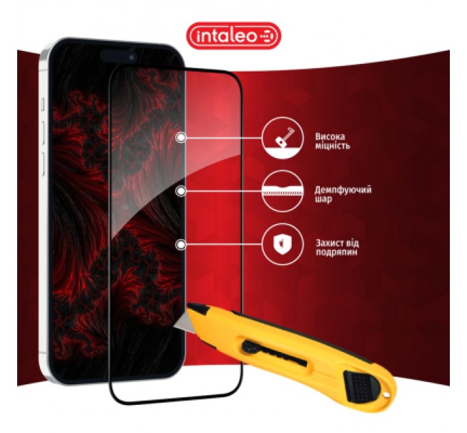 Intaleo Скло захисне Intaleo Full Glue Apple iPhone 15 (1283126575242)