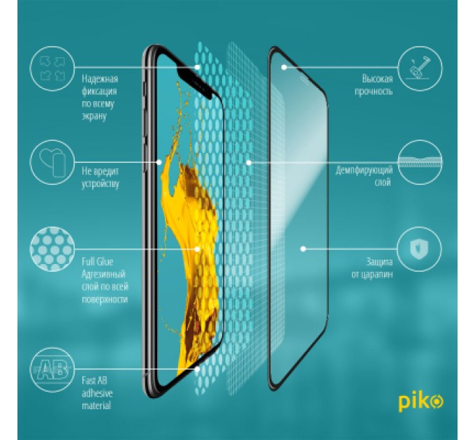 Piko Скло захисне Piko Full Glue Apple iPhone 11 Pro (1283126496073)