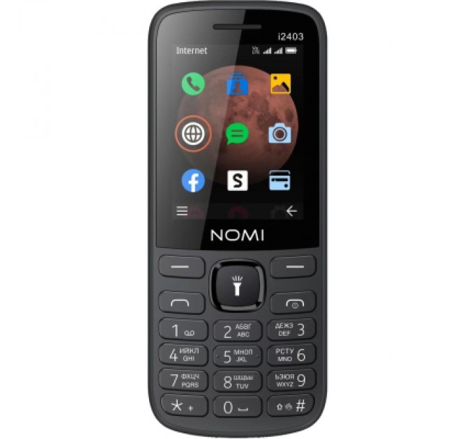Nomi Мобільний телефон Nomi i2403 Black