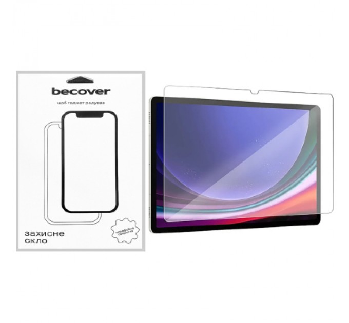 BeCover Скло захисне BeCover Samsung Galaxy Tab S9 FE (SM-X510/SM-X516B) 10.9" (710046)