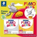 Набір для творчості Fimo Kids Веселе мишеня 2 кольори х 42 г (4007817057254)