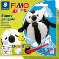 Fimo Набір для творчості Fimo Kids Пінгвінчик 2 кольори х 42 г (4007817078709)