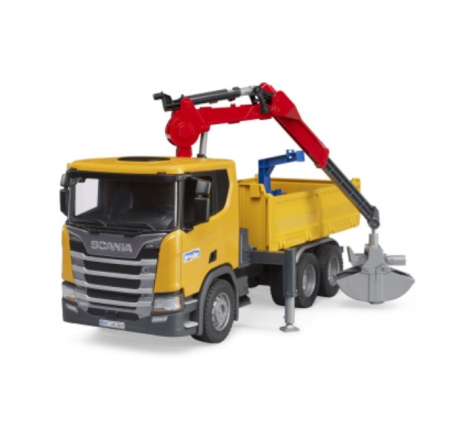 Bruder Спецтехніка Bruder Scania Super 560R з краном-маніпулятором 1:16 з аксесуарами (03551)