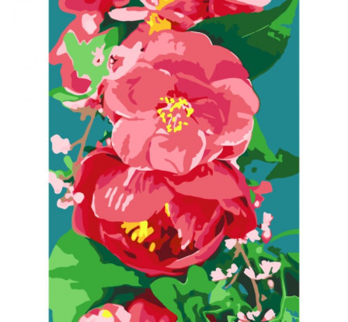 Rosa Картина по номерам Rosa Star Дика півонія 35 х 45 см (4823098525288)