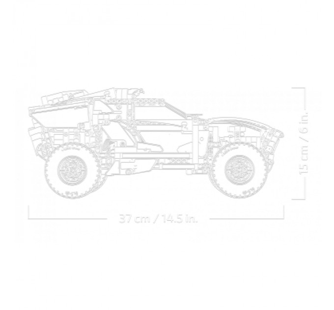 Конструктор LEGO Technic Audi RS Q e-tron 914 деталей (42160)