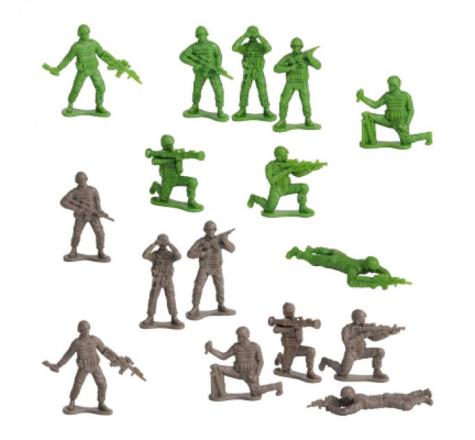 Chap Mei Ігровий набір Chap Mei Солдати SOLDIER FORCE BUCKET (545036)