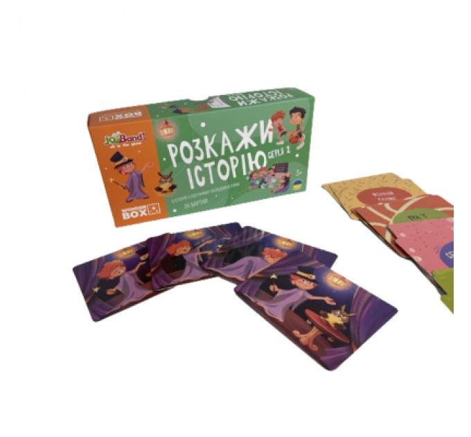 JoyBand Настільна гра JoyBand Набір логічних карток Розкажи історію Серія №2 (WB102)