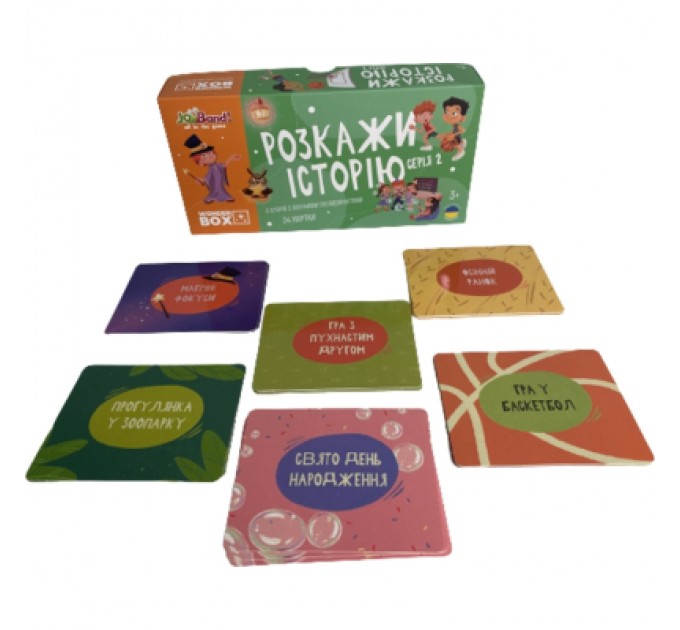 JoyBand Настільна гра JoyBand Набір логічних карток Розкажи історію Серія №2 (WB102)