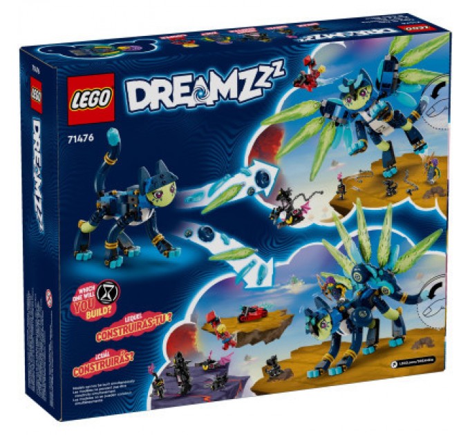 LEGO Конструктор LEGO DREAMZzz Зоуі й котосова Зіан 437 деталей (71476)