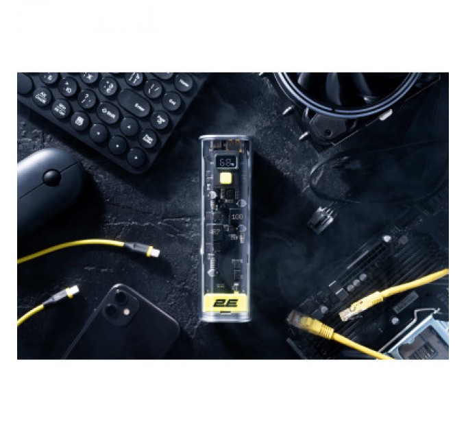2E Батарея універсальна 2E Сrystal 20000mAh 100W (2E-PB7200PD)