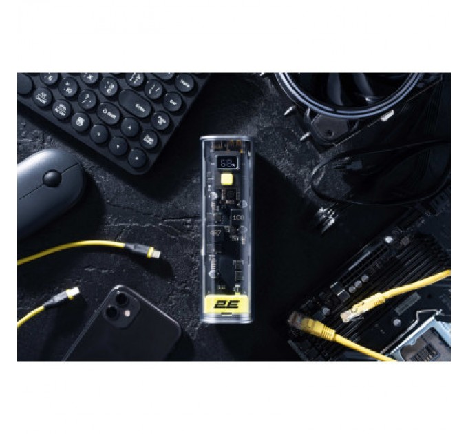 2E Батарея універсальна 2E Сrystal 20000mAh 100W (2E-PB7200PD)