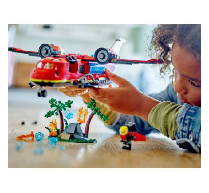 LEGO Конструктор LEGO City Пожежний рятувальний літак 478 деталей (60413)
