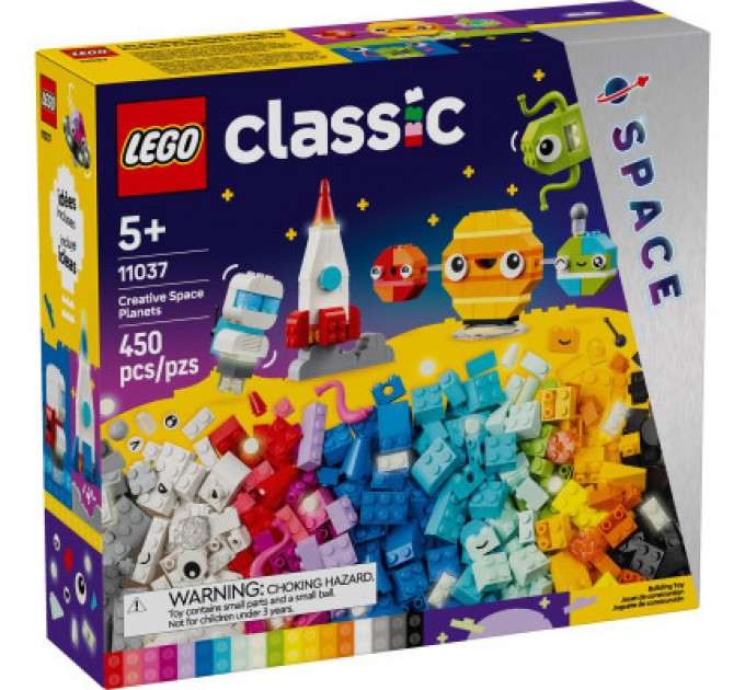 LEGO Конструктор LEGO Classic Творчі космічні обʼєкти 450 деталей (11037)