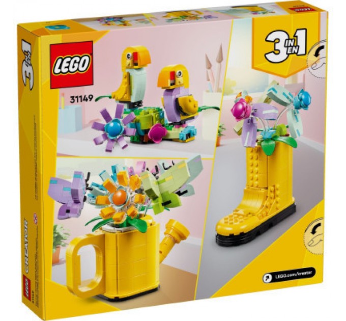 LEGO Конструктор LEGO Creator Квіти в лійці 420 деталей (31149)