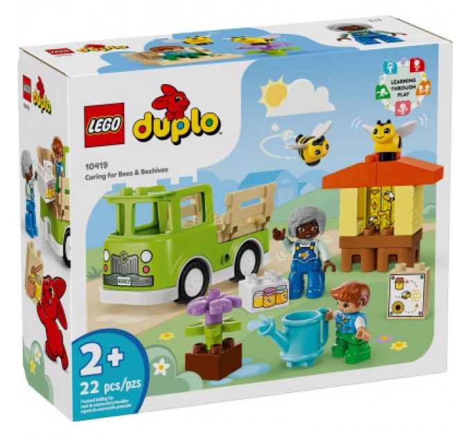 LEGO Конструктор LEGO DUPLO Town Догляд за бджолами й вуликами 22 деталей (10419)