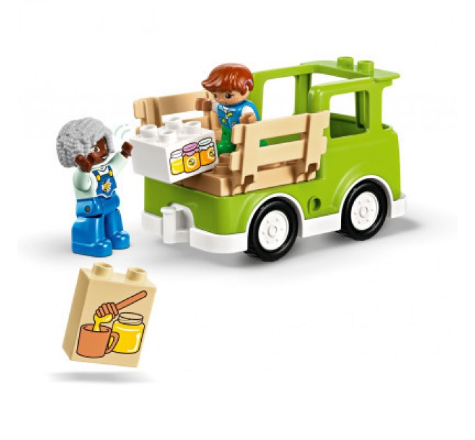 LEGO Конструктор LEGO DUPLO Town Догляд за бджолами й вуликами 22 деталей (10419)