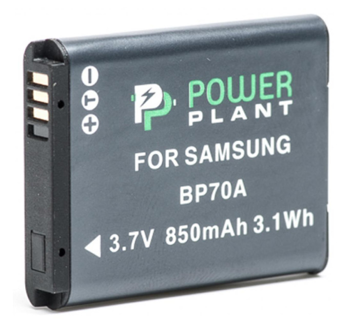 PowerPlant Акумулятор до фото/відео PowerPlant Samsung BP70A (DV00DV1261)
