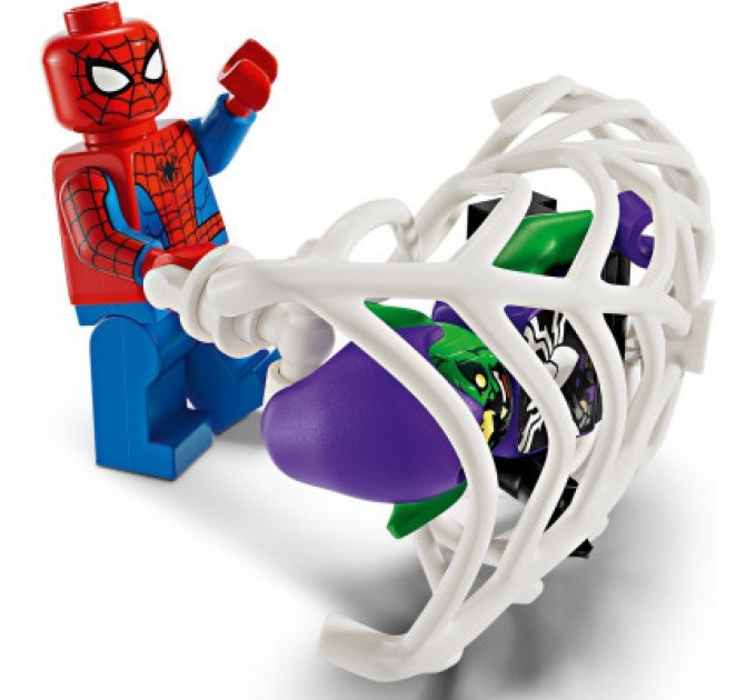 LEGO Конструктор LEGO Super Heroes Автомобіль для перегонів Людини-Павука й Зелений Гоблін з отрутою Венома 227 детале (76279)