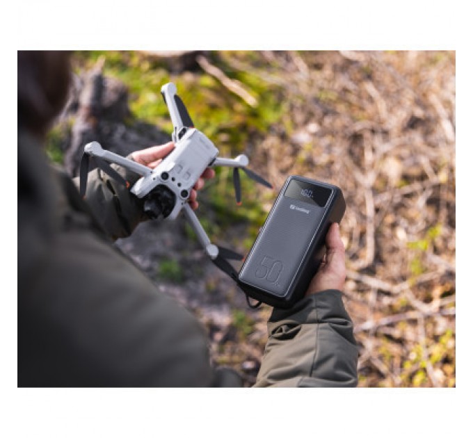 Sandberg Батарея універсальна Sandberg 50000mAh 130W PD, 3хUSB 3xType-C LED 2W (420-75)