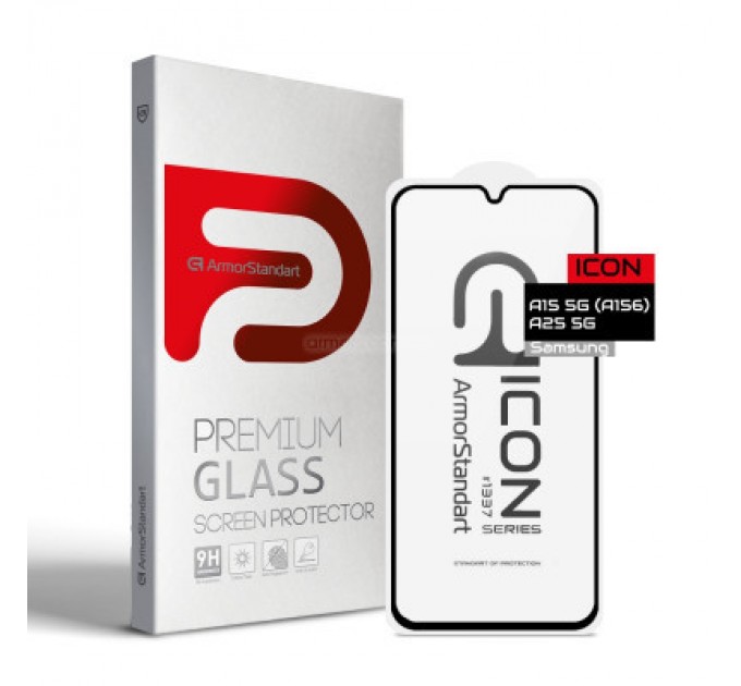 Armorstandart Скло захисне Armorstandart Icon Samsung A15 5G (A156) / A25 5G Black (ARM72430)