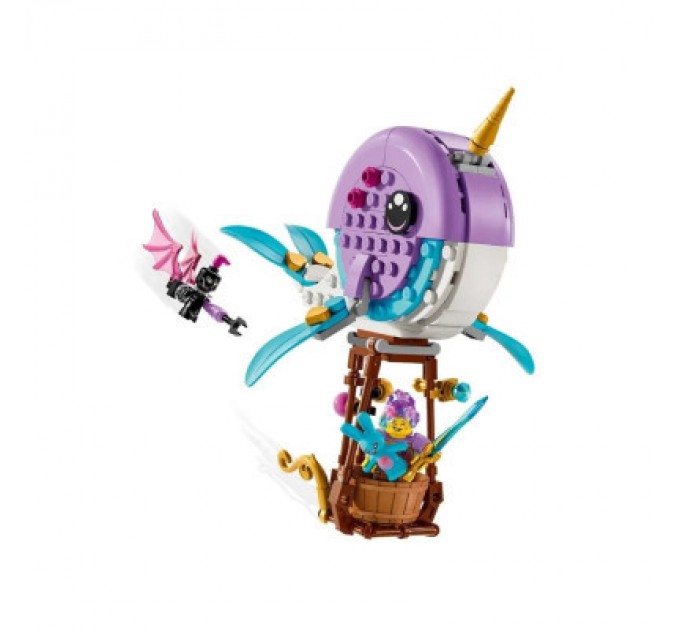 LEGO Конструктор LEGO DREAMZzz Повітряна куля Іззі «Нарвал» 156 деталей (71472)