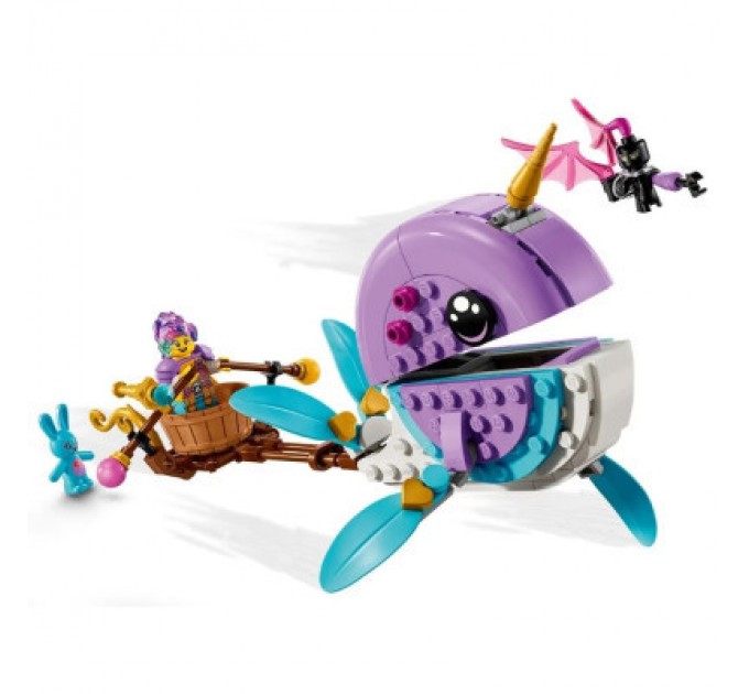 LEGO Конструктор LEGO DREAMZzz Повітряна куля Іззі «Нарвал» 156 деталей (71472)