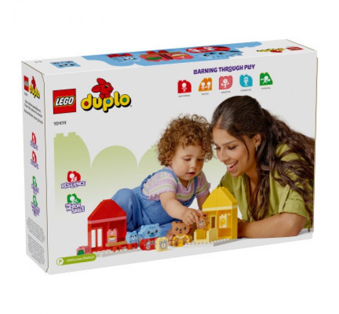 LEGO Конструктор LEGO DUPLO My First Повсякденні процедури: Час вечері й сну 28 деталей (10414)