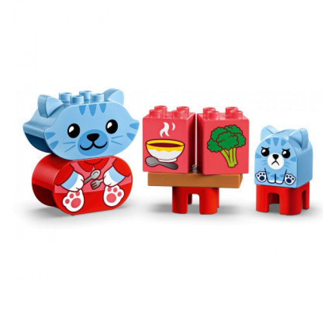 LEGO Конструктор LEGO DUPLO My First Повсякденні процедури: Час вечері й сну 28 деталей (10414)